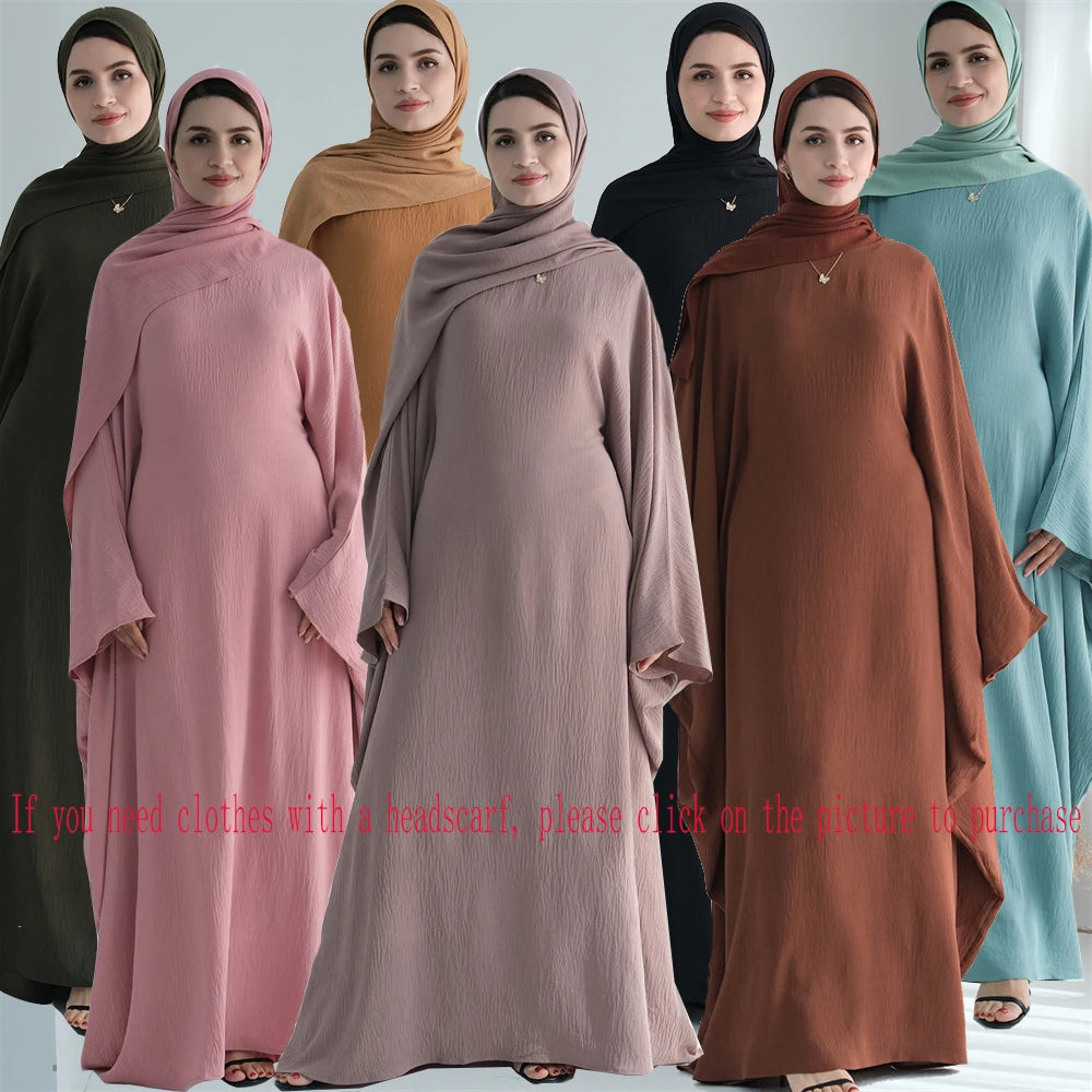 Satin Batwing Abaya