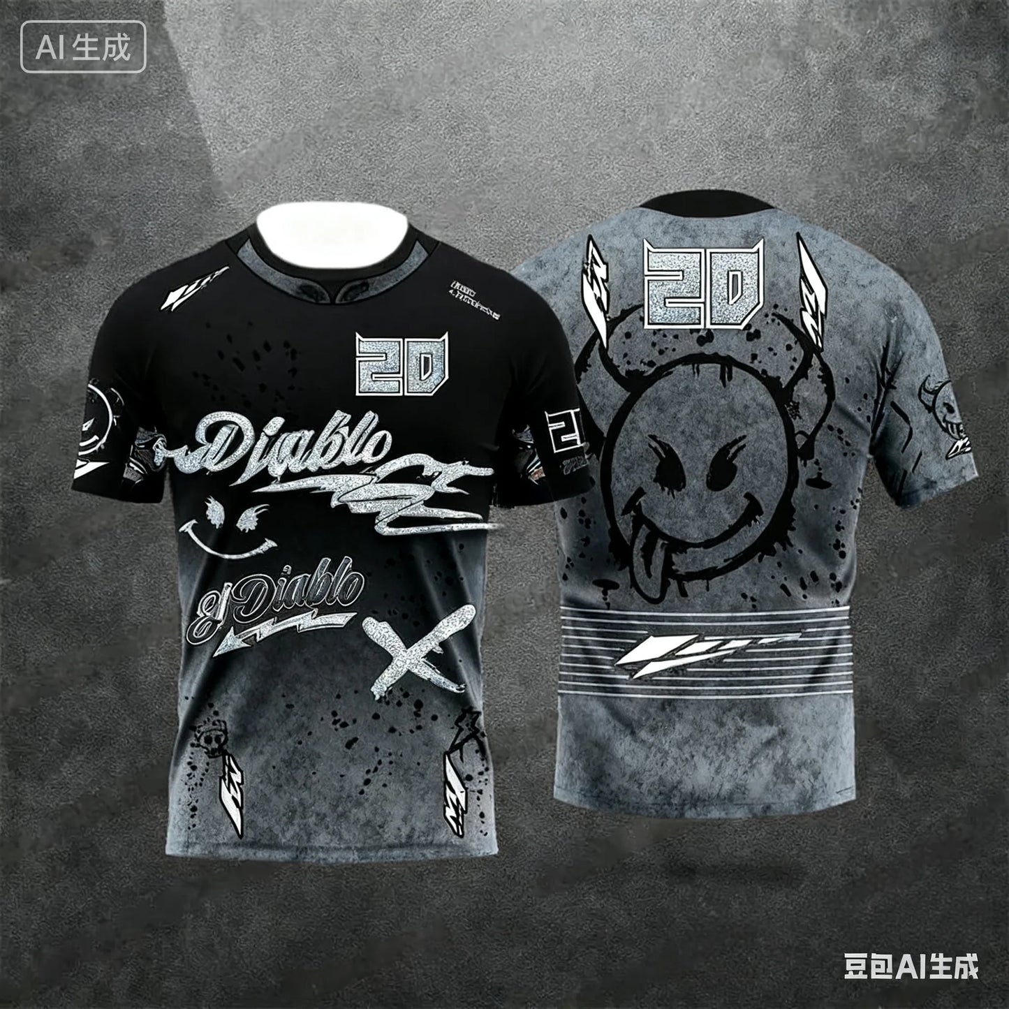 Outdoor Sports 2025 New Summer Men's and Women's Personalized Fashion Breathable Sweat Absorbing Motorcycle Training T-shirt