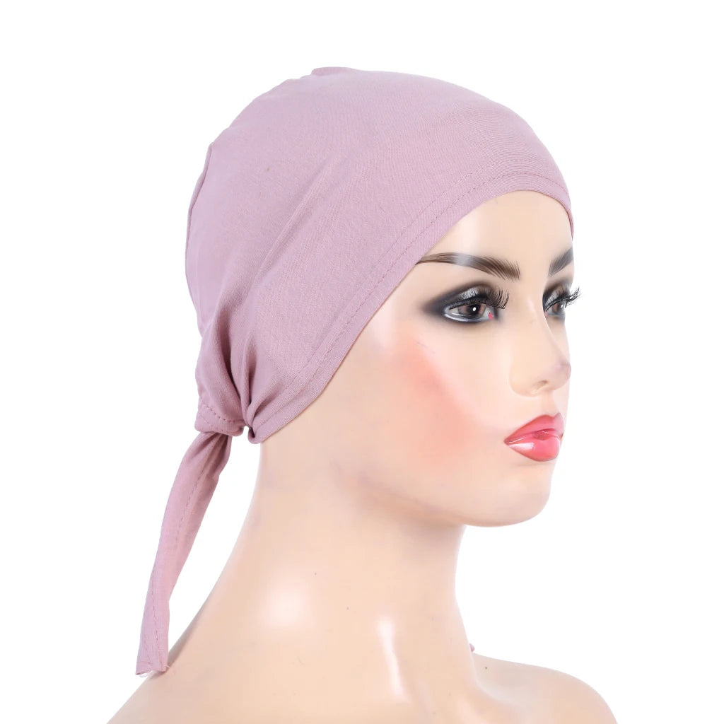 Tie Back Hijab Cap