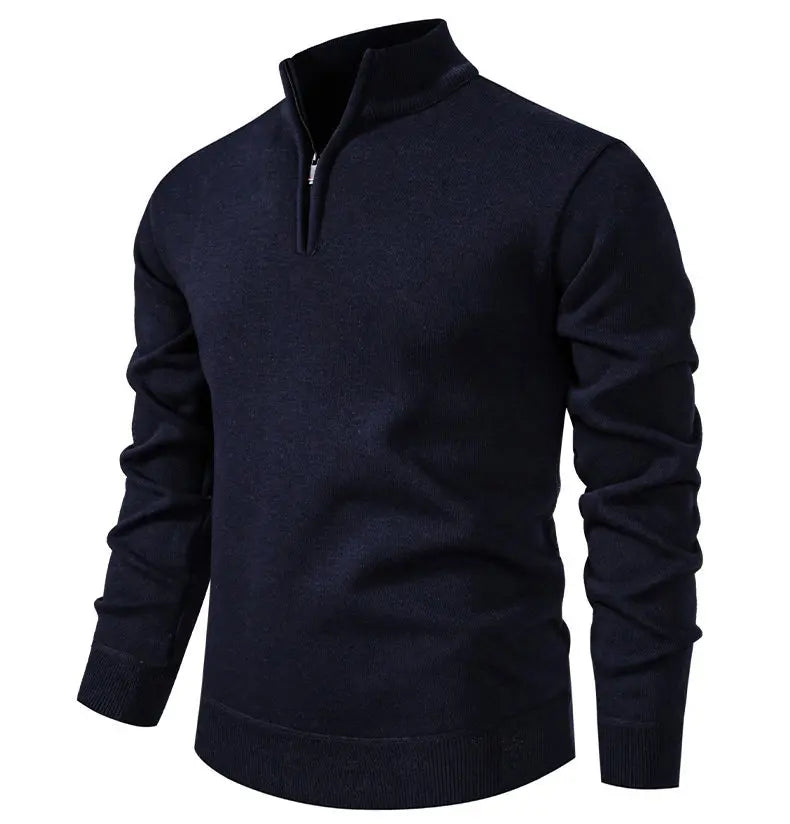 Velvet Half-Zip Pullover