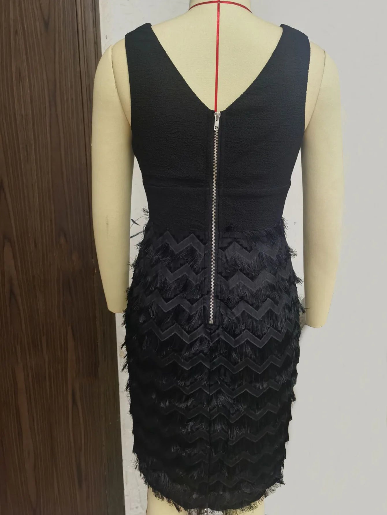 Sequin Stitching Bodycon Dress
