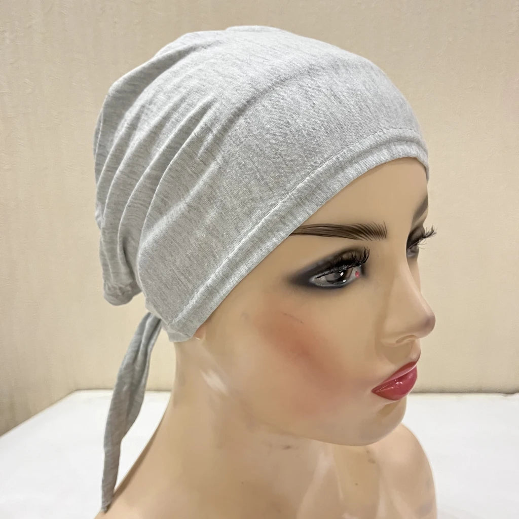 Tie Back Hijab Cap
