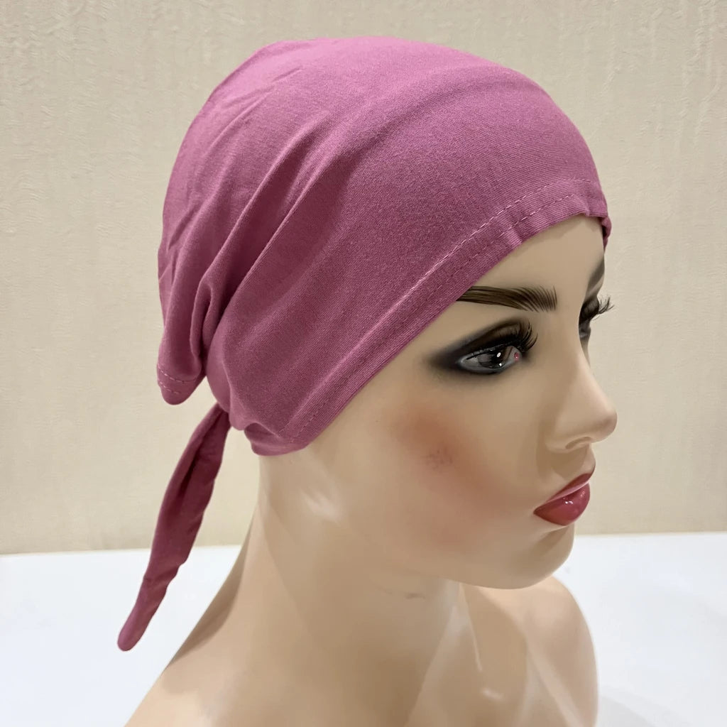 Tie Back Hijab Cap