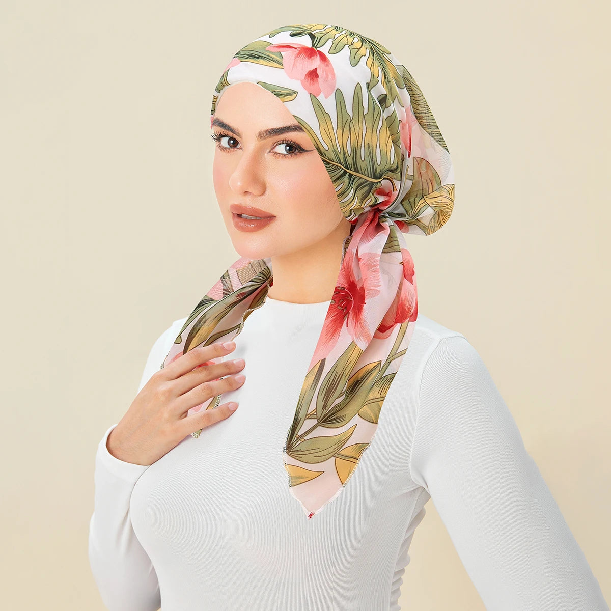 Print Hijab Turban