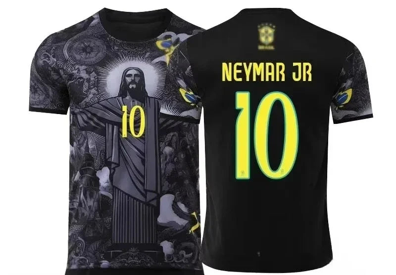 25 New Football Training T-Shirt Special Edition Brazilian Jesus Redeemer 3D Print Quick Dry Breathable Sports Short Sleeve Tops