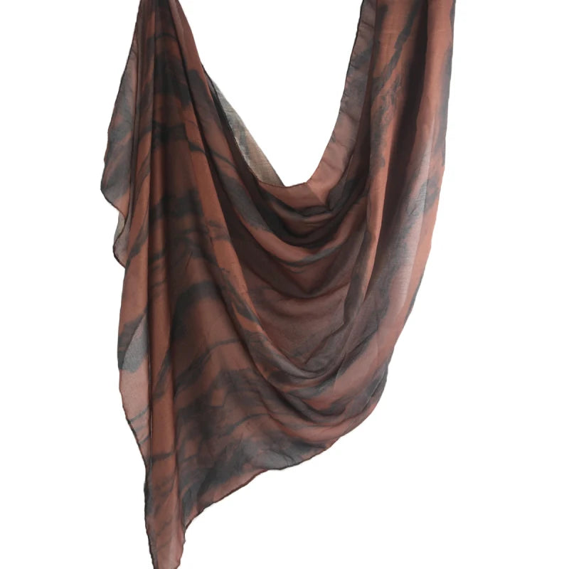 Bohemia Fashion Print Scarf For Women Headband Daily Wear Outdoor Breathable Women Hijab Scarves Clothing Accessories