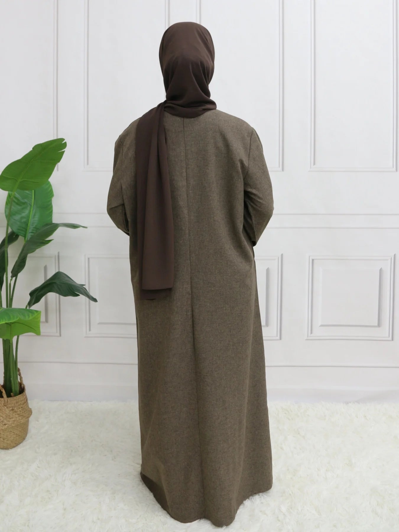 Belted Abaya Dress