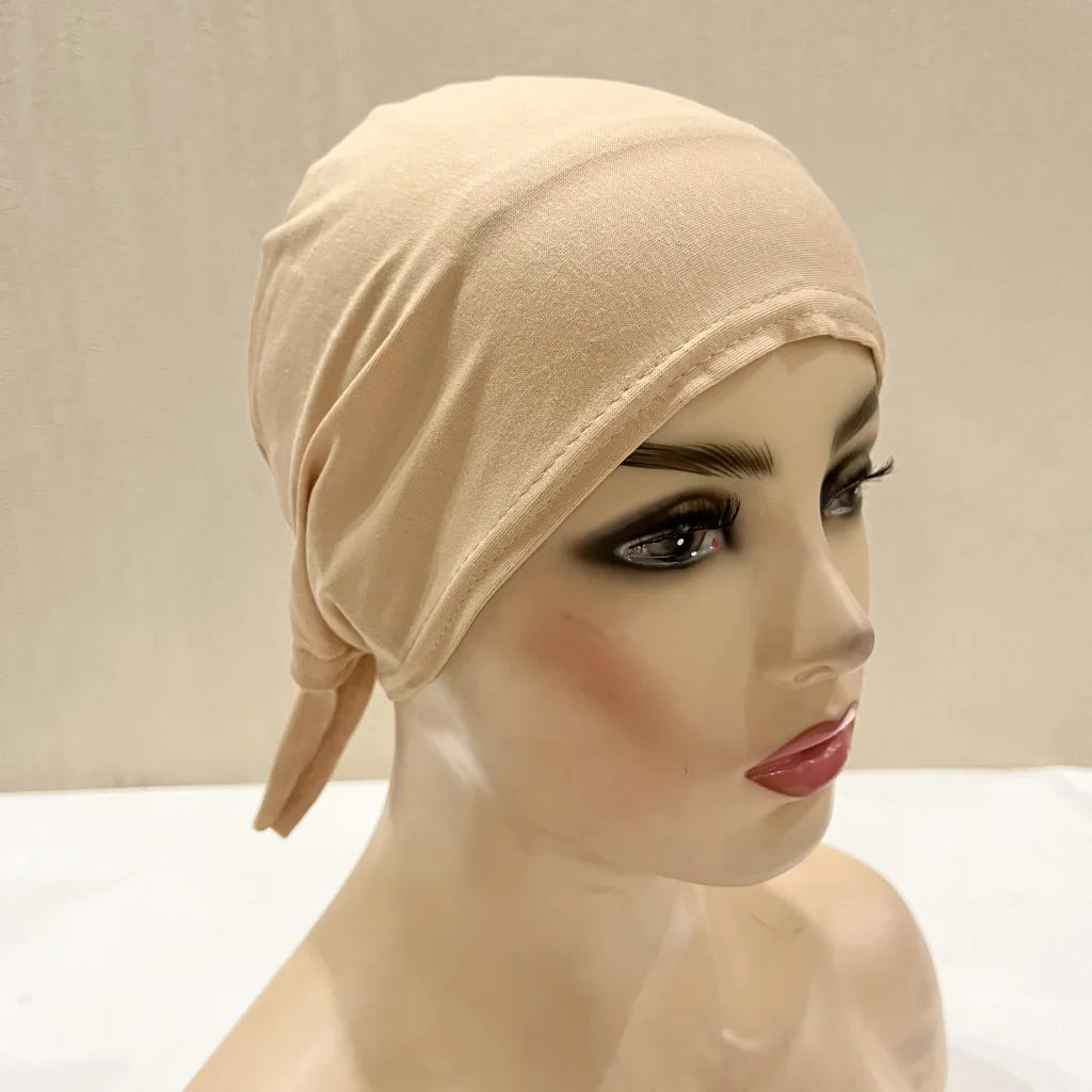 Tie Back Hijab Cap