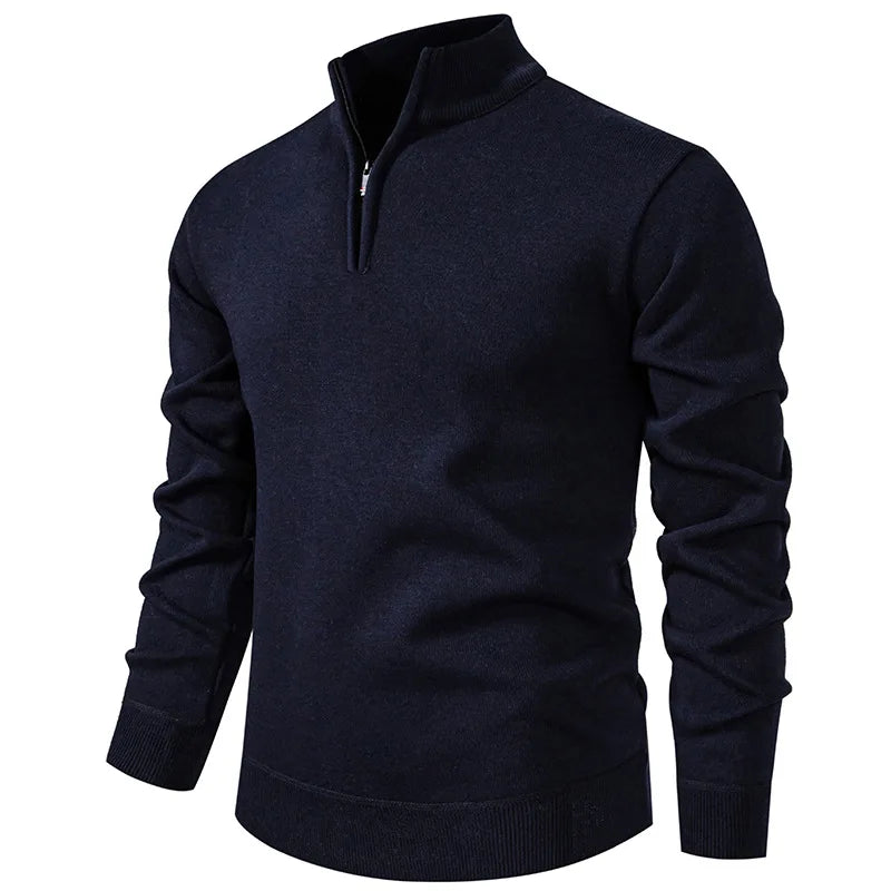 Velvet Half-Zip Pullover