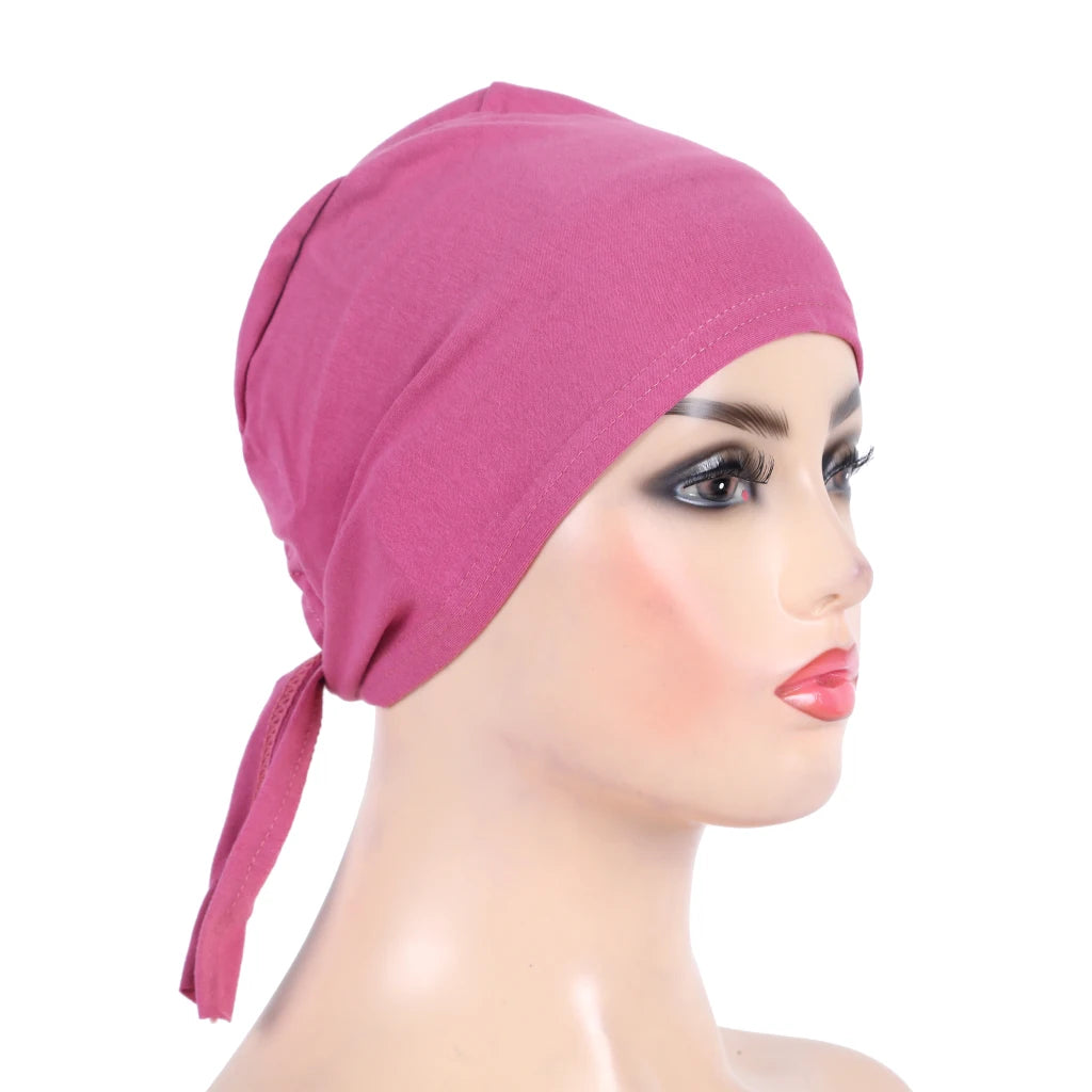 Tie Back Hijab Cap
