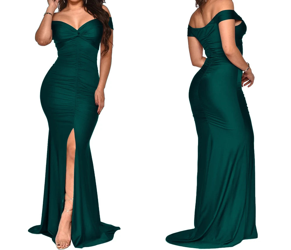Backless Bodycon Evening Dress