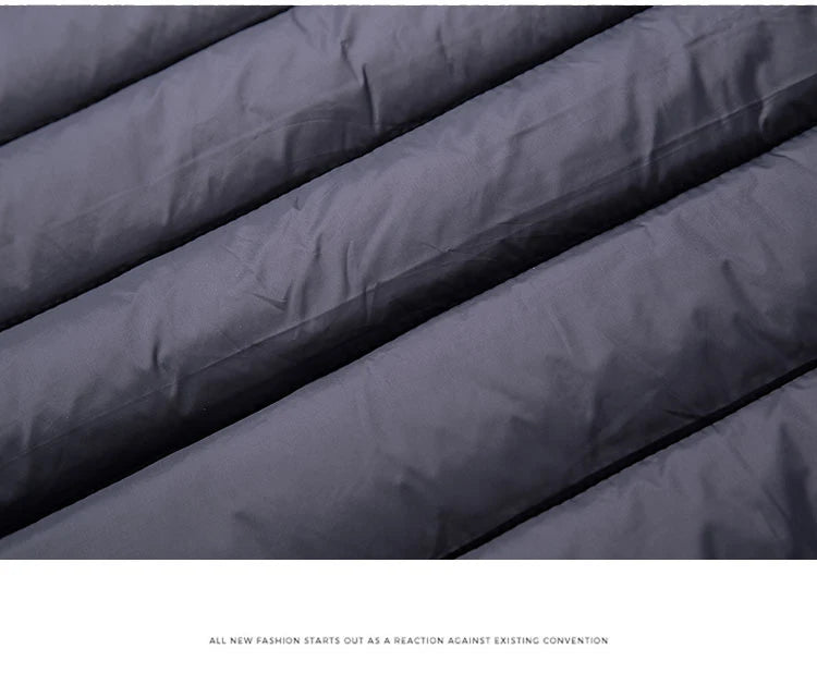 Puffer Jacket Men Hooded Warm Winter Jacket Thick Business Parkas Autumn Outerwear Coat Fashion Casual Lightweight Quilted Coats