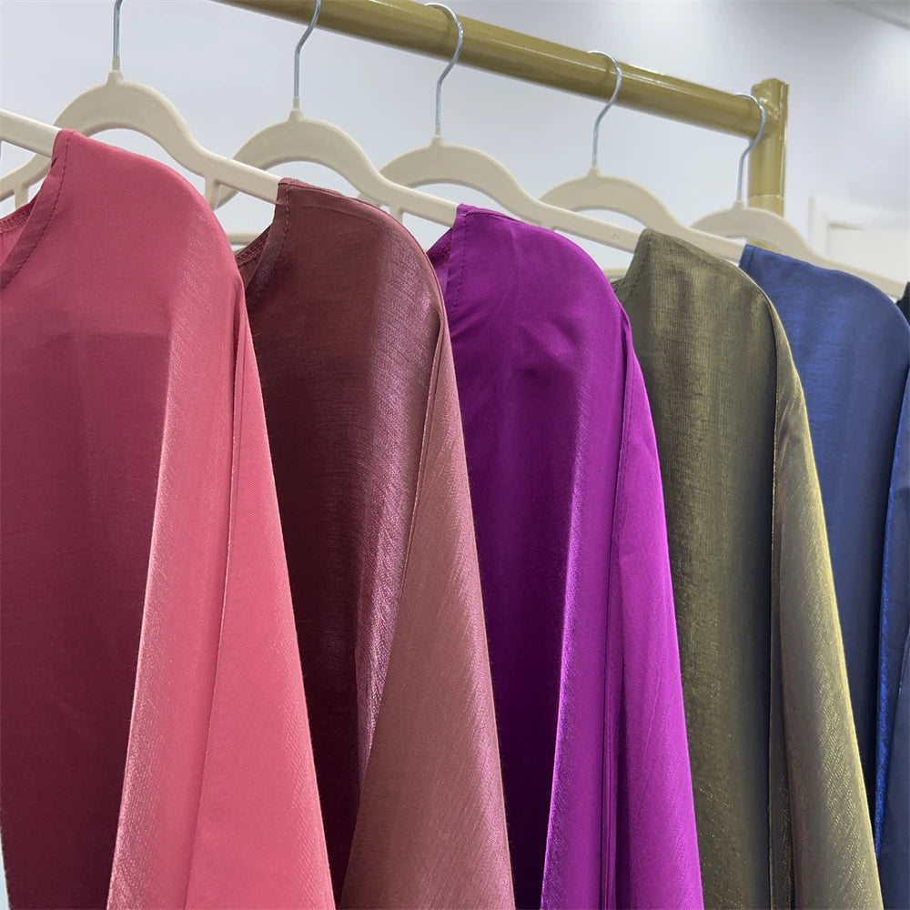Satin Batwing Abaya