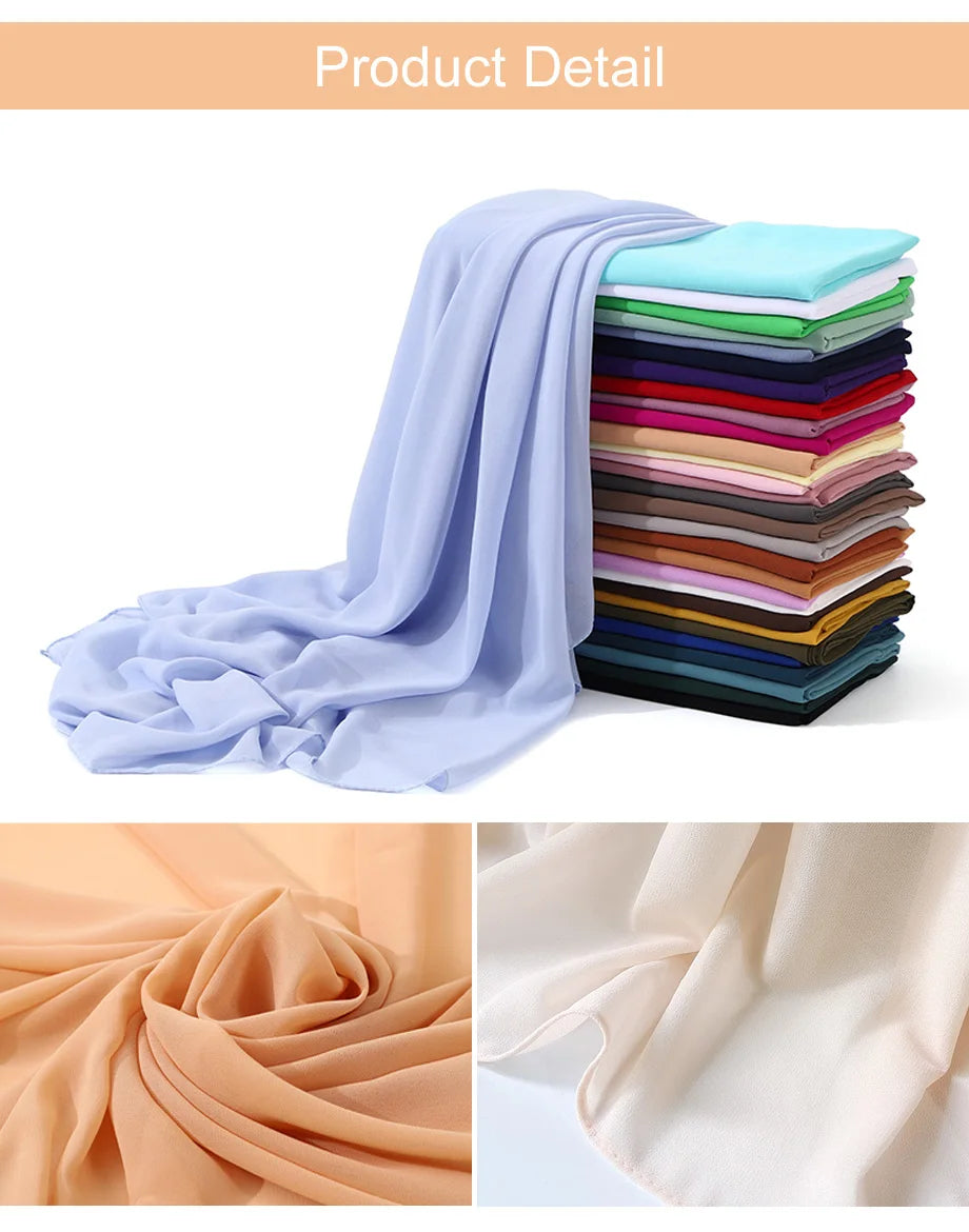 Long Chiffon Hijab Scarf