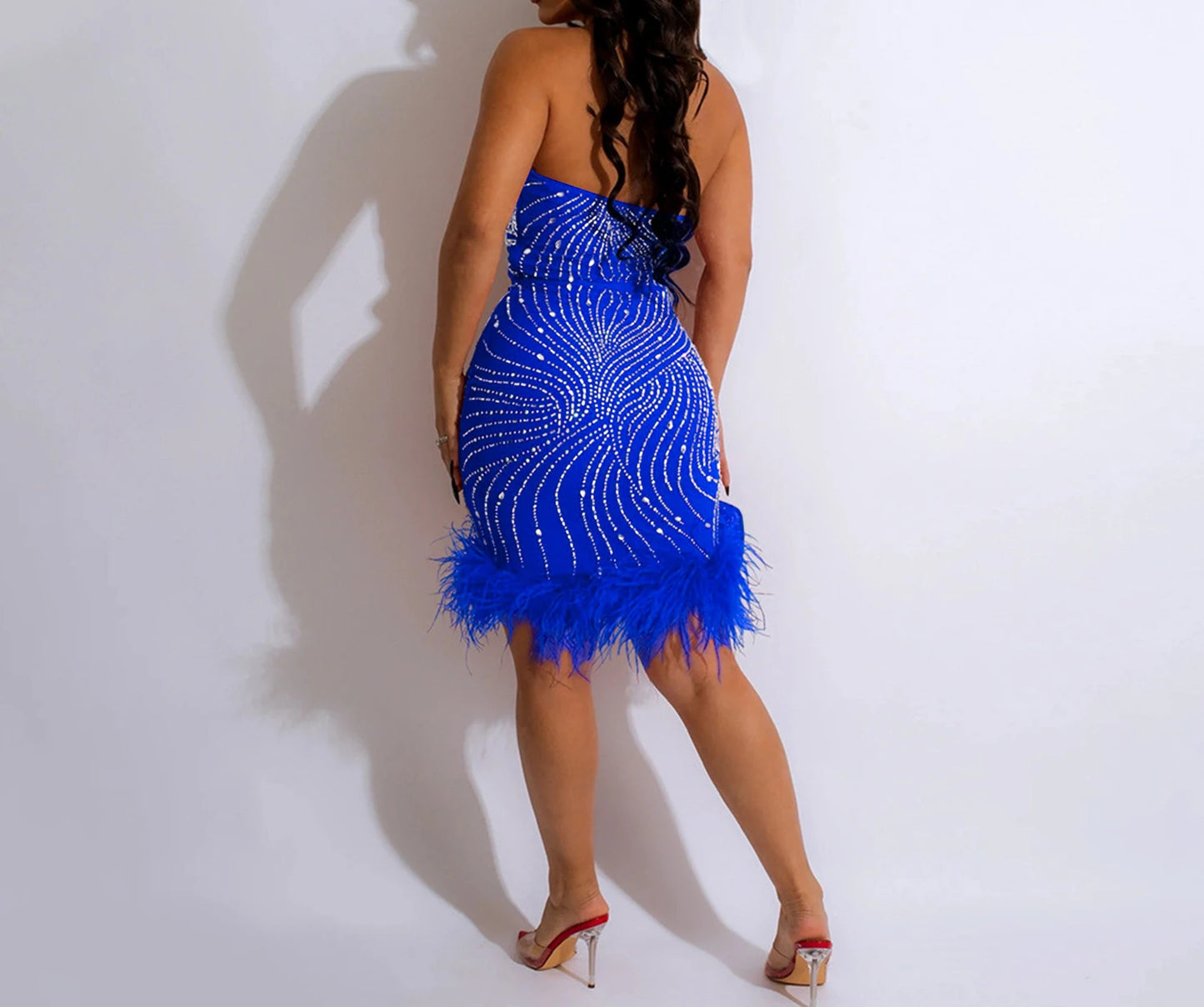 Diamond Rhinestone Wedding Dress