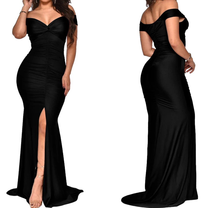Backless Bodycon Evening Dress