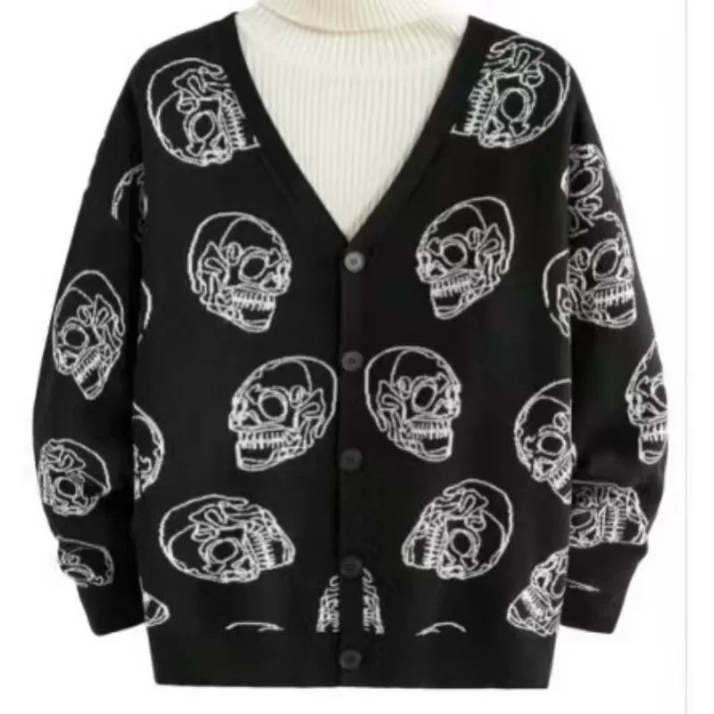Halloween Jacquard Cardigan