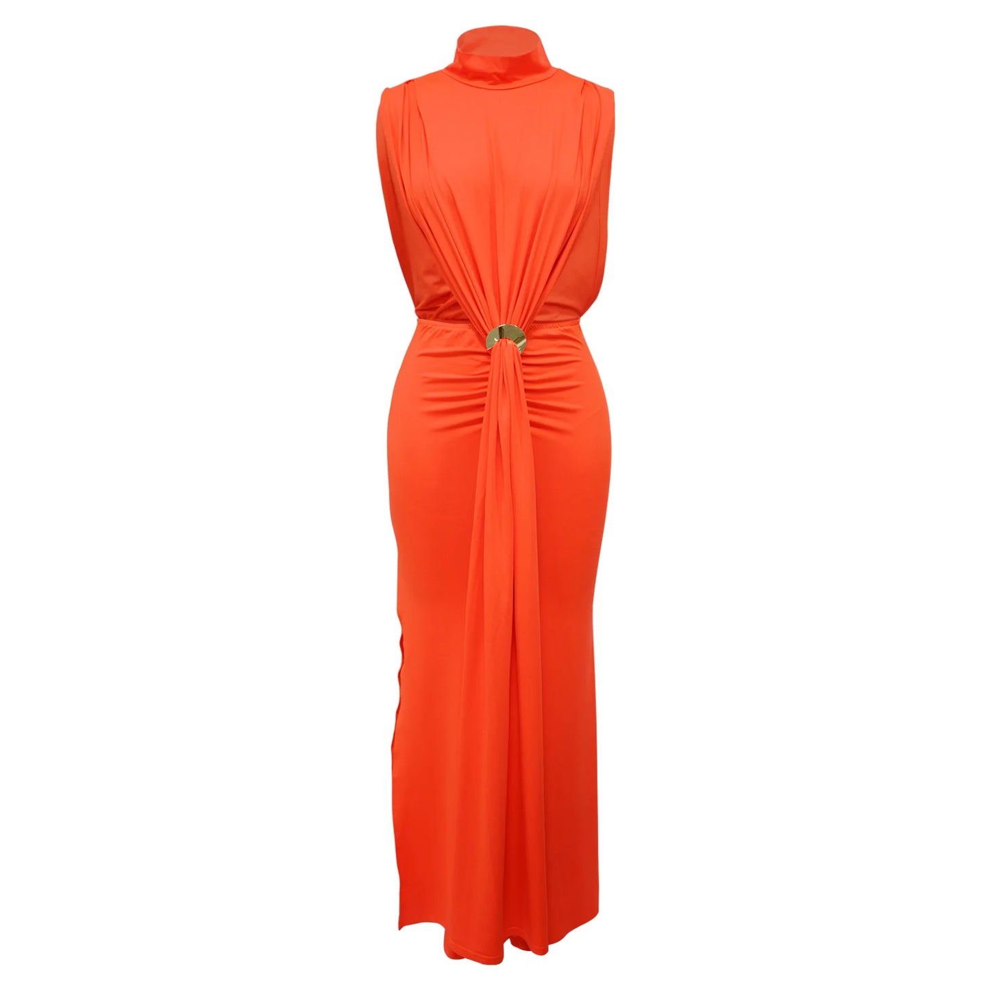 Side Slit Hollow Out Party Dress