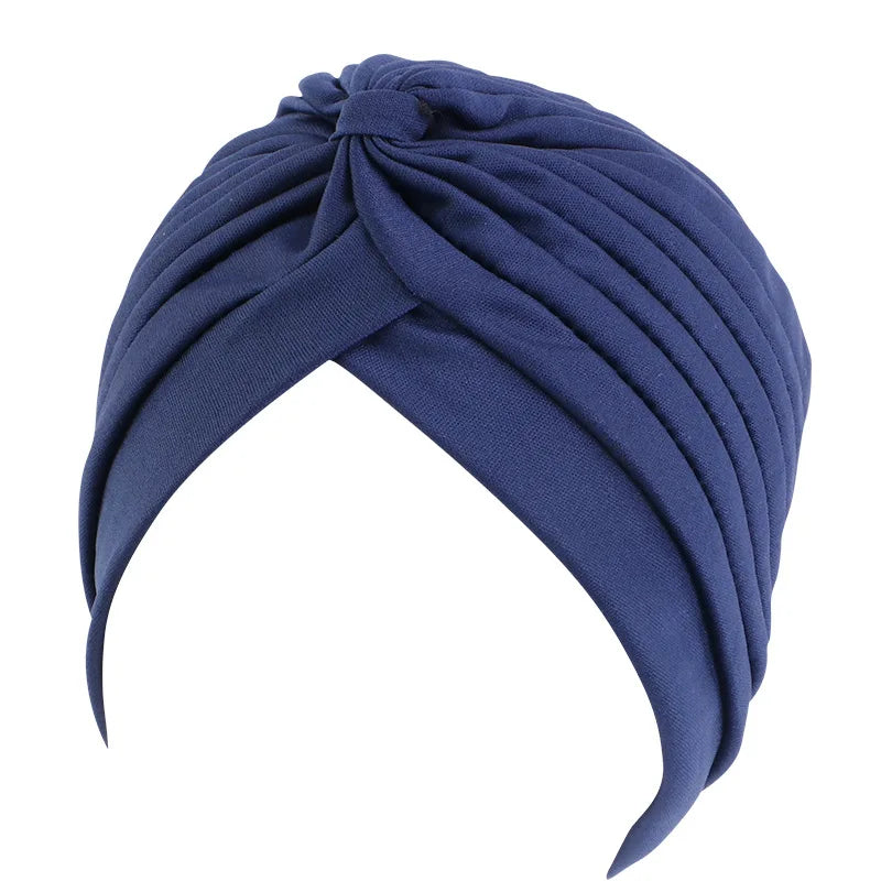 Stretchy Turban Cap