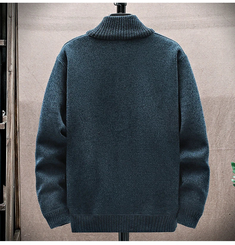 Embroidered Fleece Cardigan