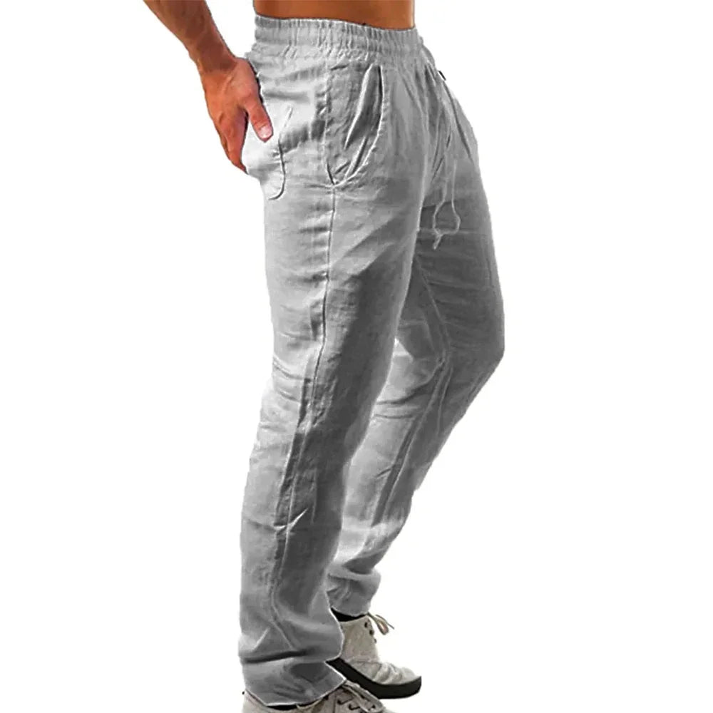 Cotton Linen Gym Pants