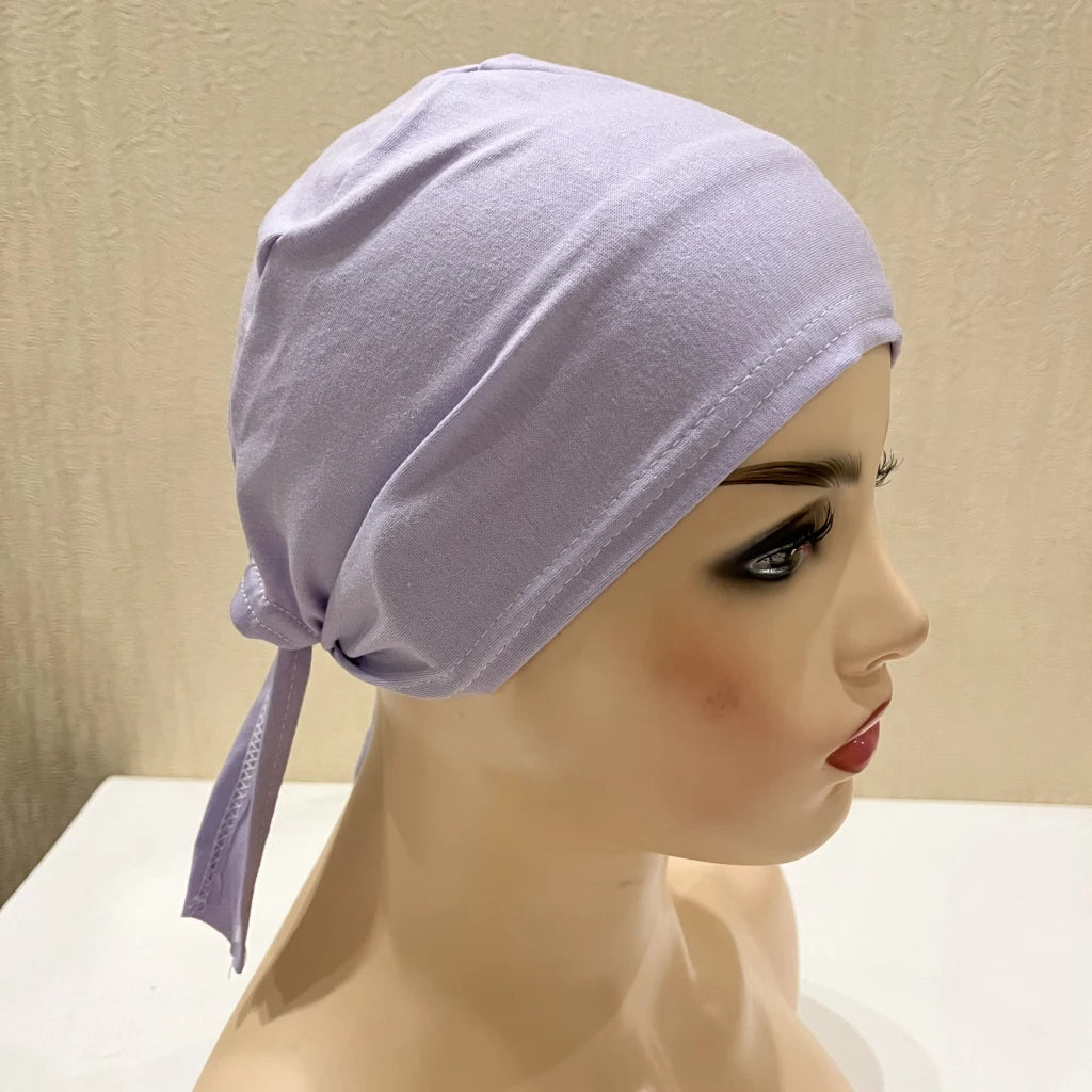 Tie Back Hijab Cap