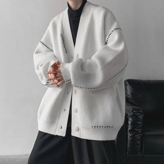 Korean V-Neck Cardigan