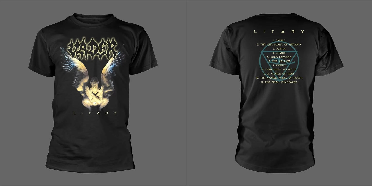 Vader - Litany T-Shirt Peripheral Pattern Printing Summer Luxury Brand Cotton Men's and Women's T-Shirts Short Sleeves