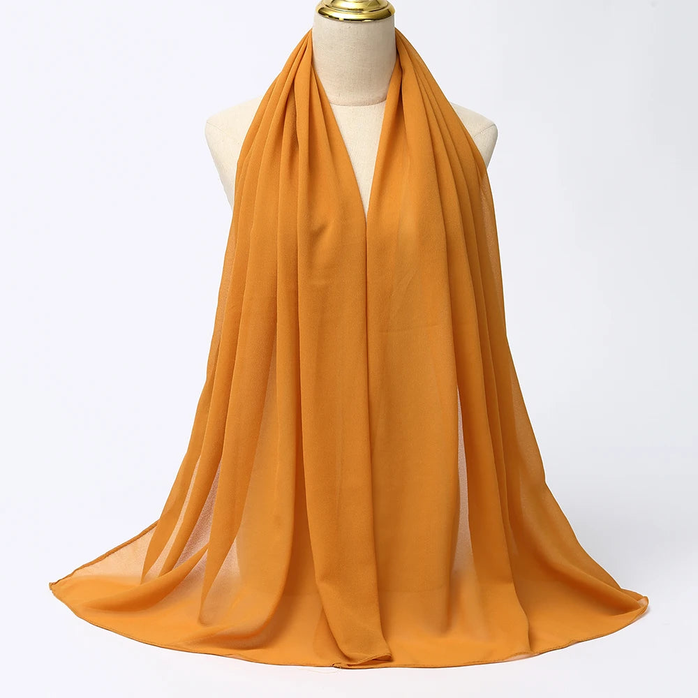 Long Chiffon Hijab Scarf