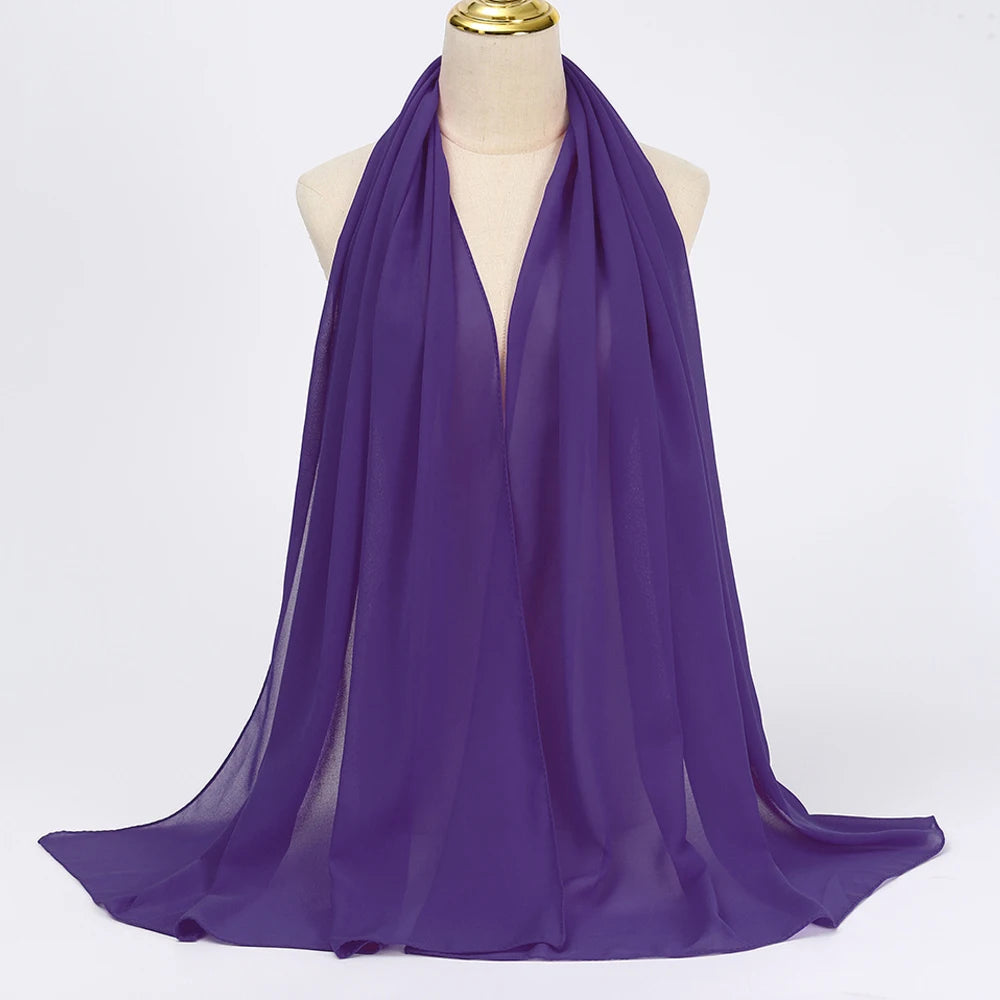 Long Chiffon Hijab Scarf