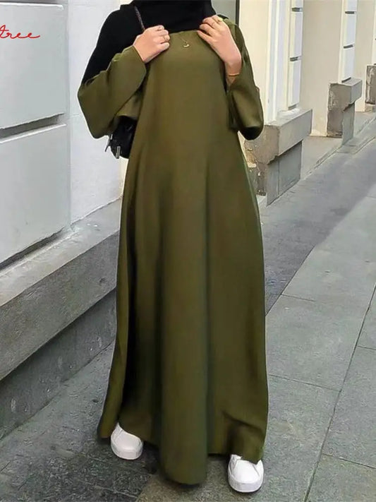 Silky Djellaba Dress