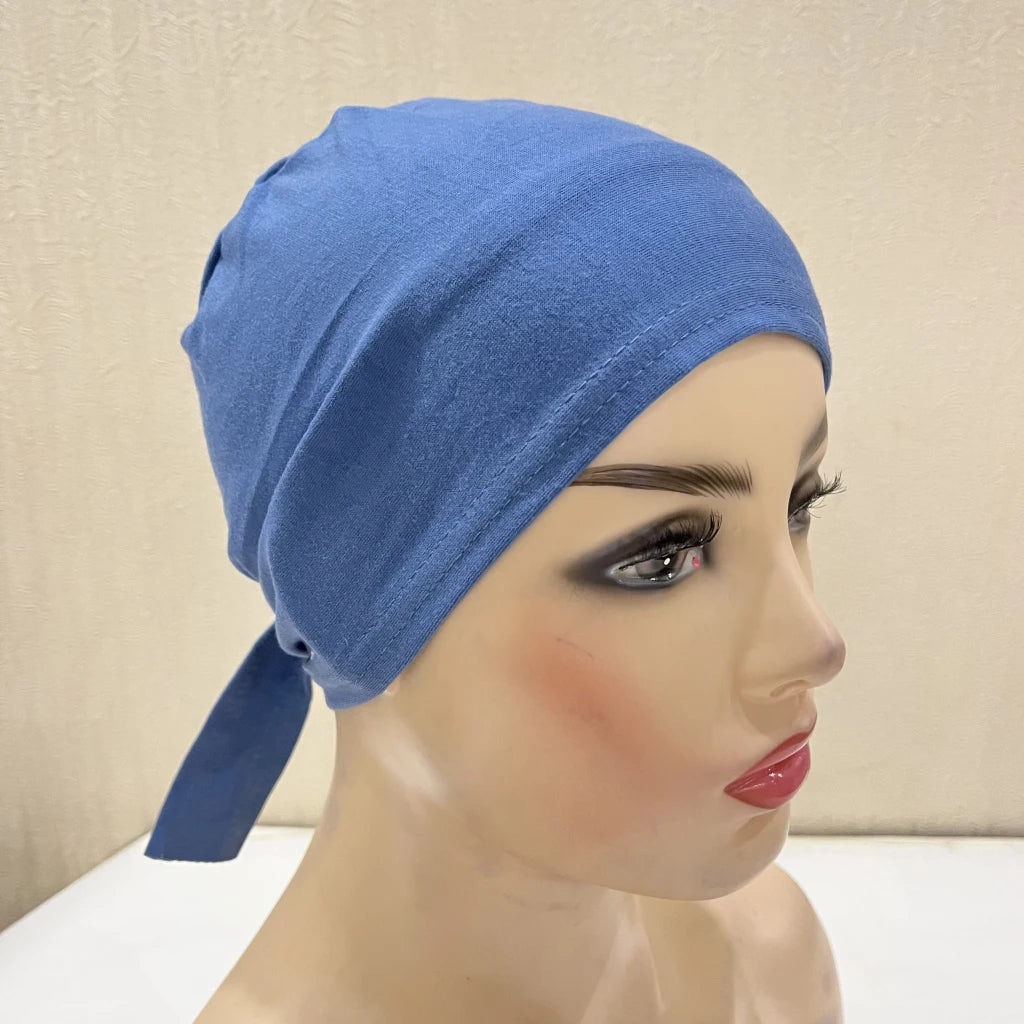 Tie Back Hijab Cap