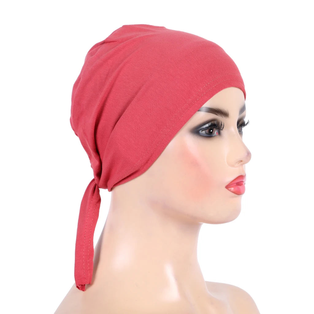 Tie Back Hijab Cap