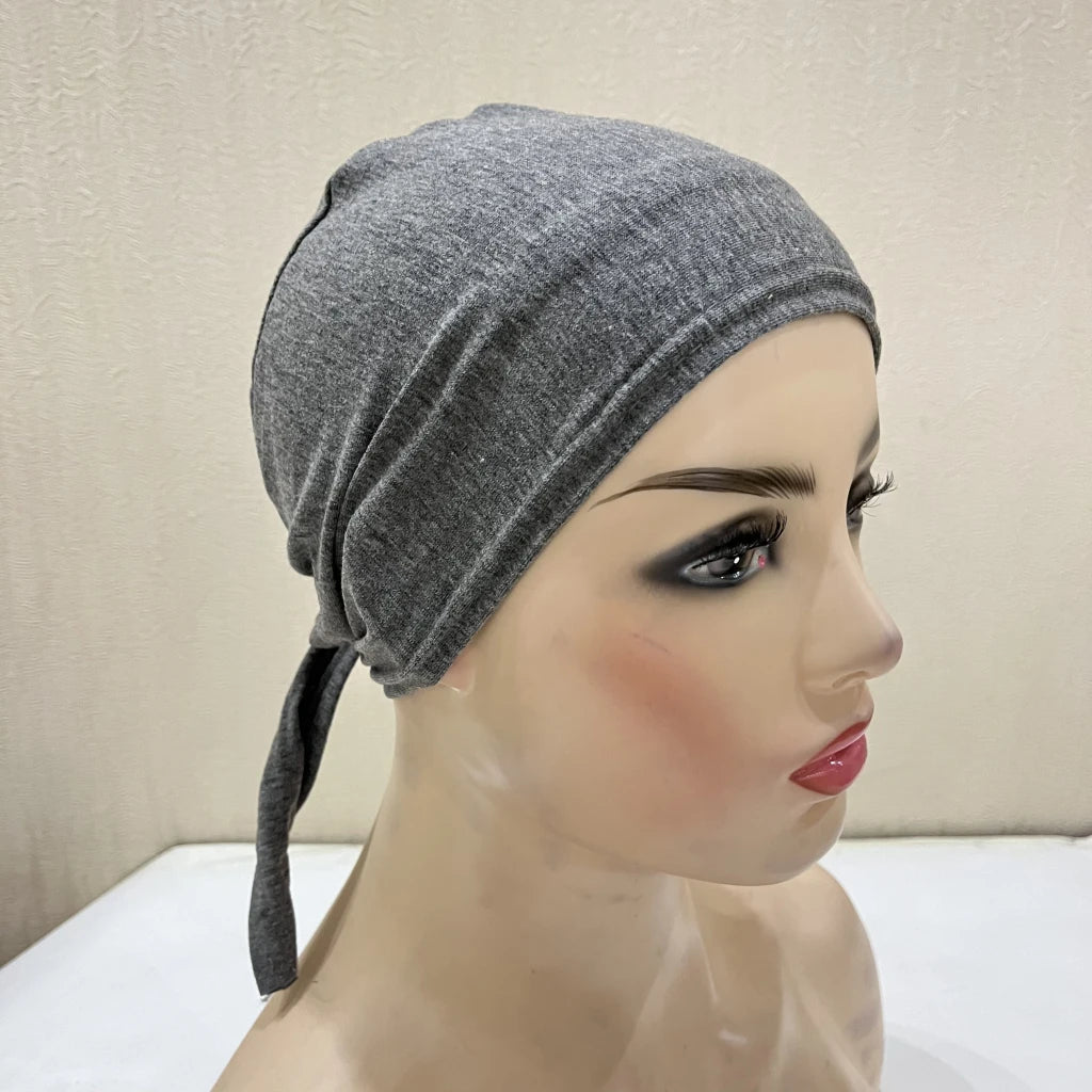 Tie Back Hijab Cap