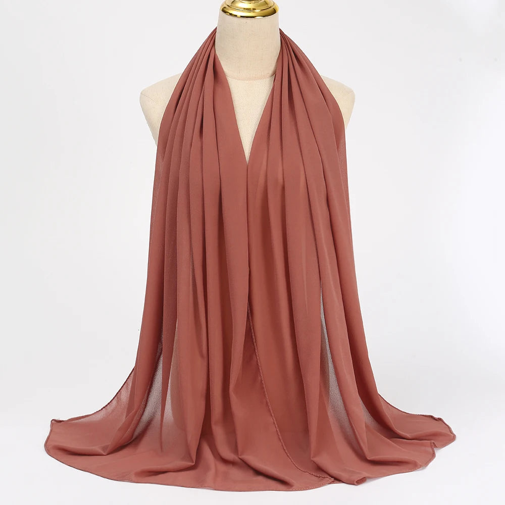 Long Chiffon Hijab Scarf