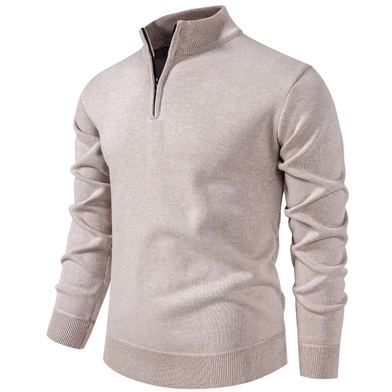 Velvet Half-Zip Pullover