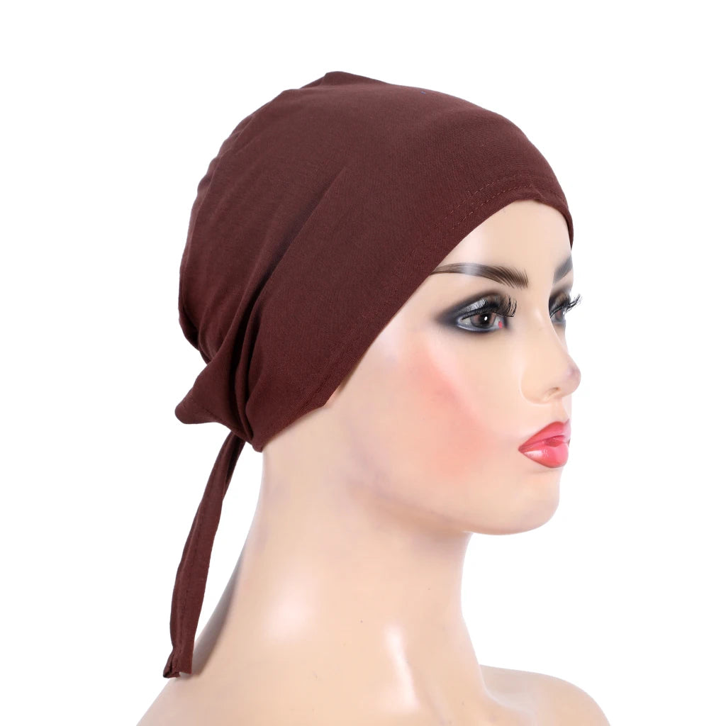 Tie Back Hijab Cap