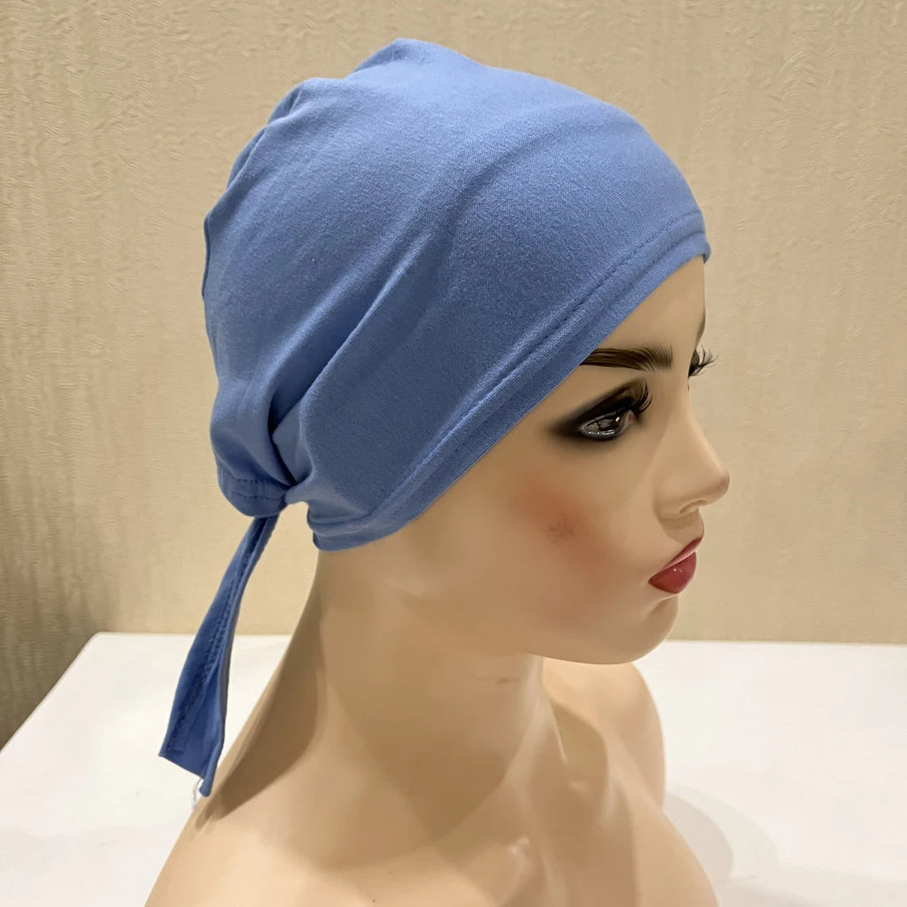 Tie Back Hijab Cap