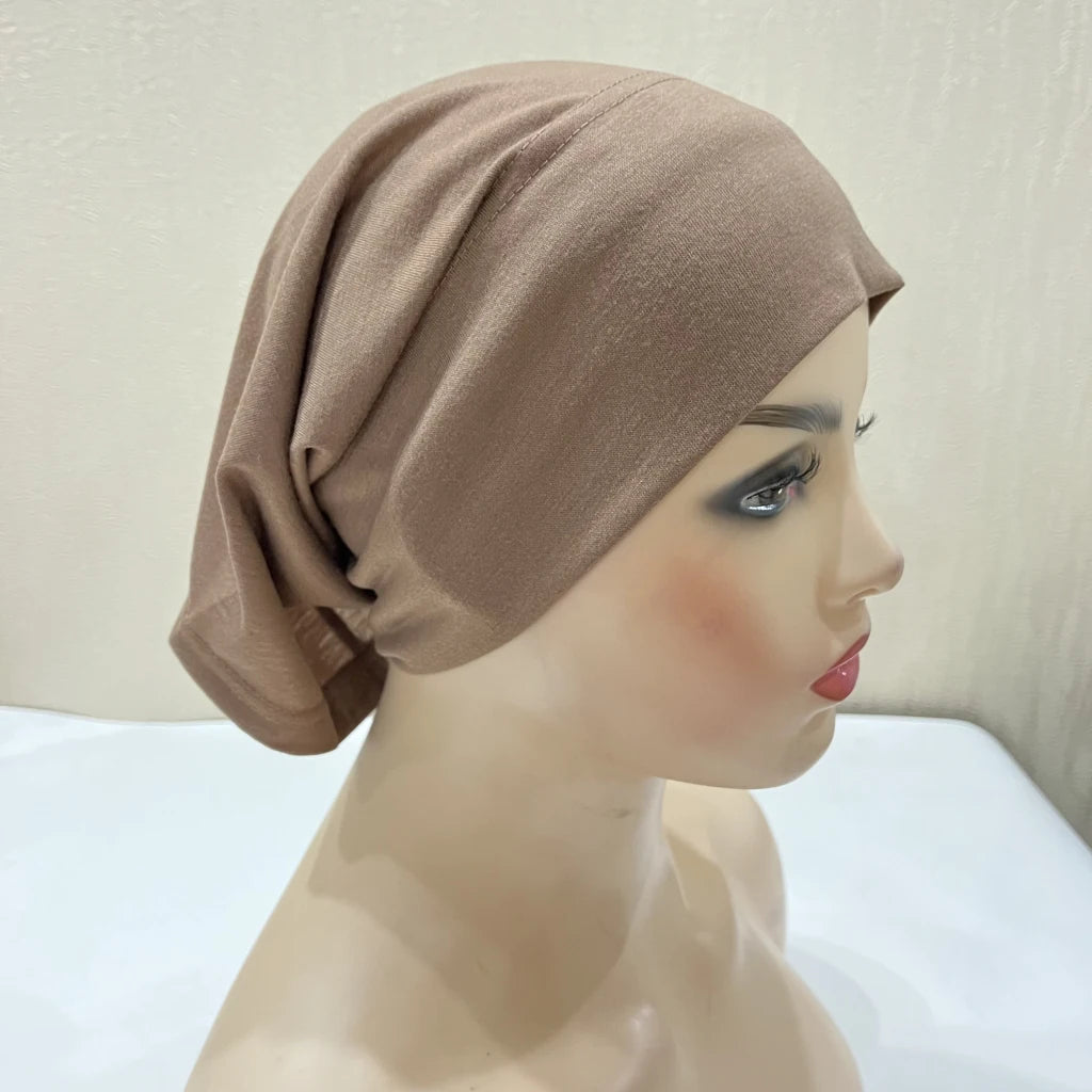 Plain Tube Hijab Cap
