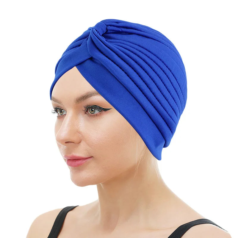 Stretchy Turban Cap