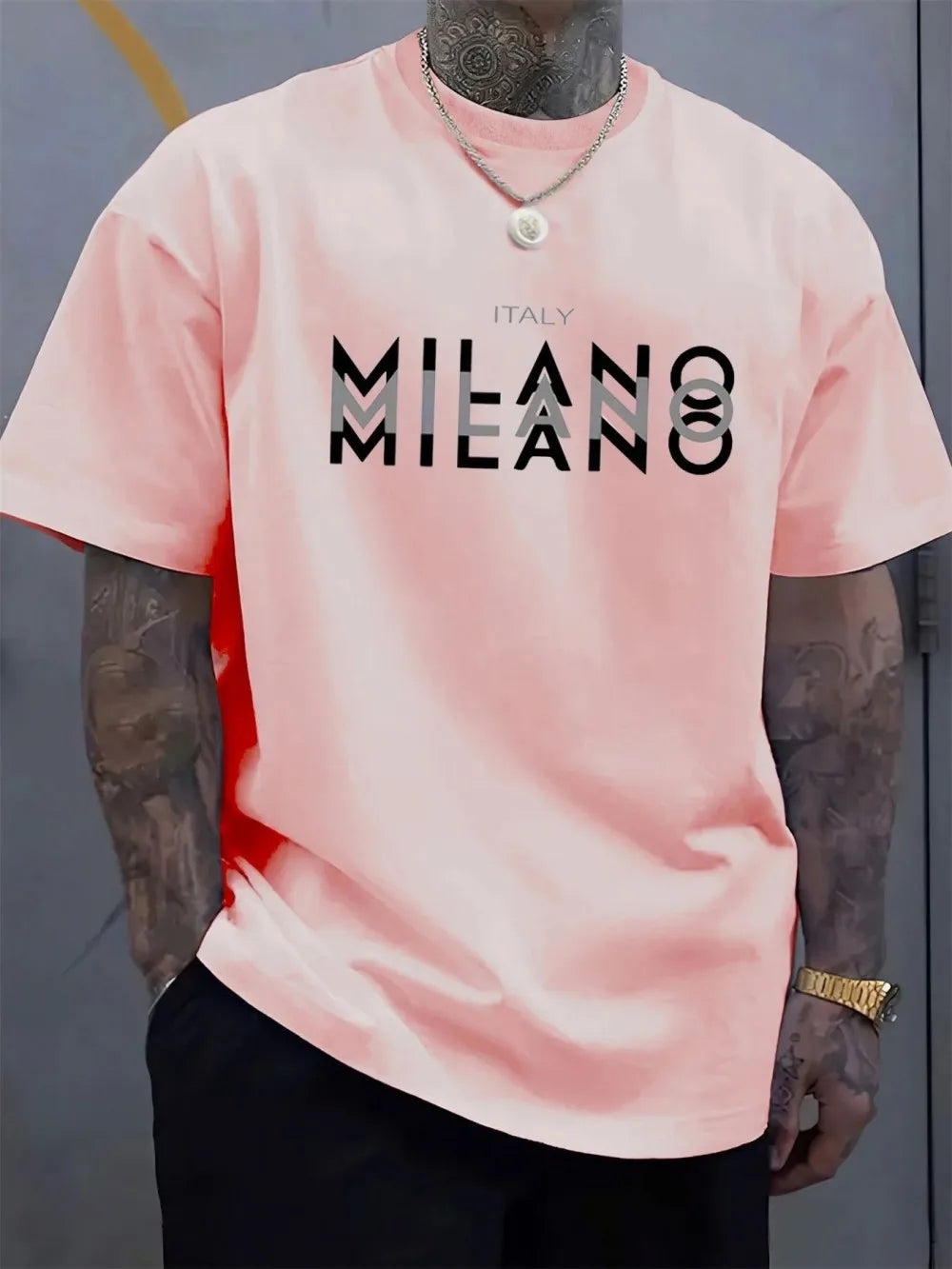 Shadow Pattern Fashion Tee