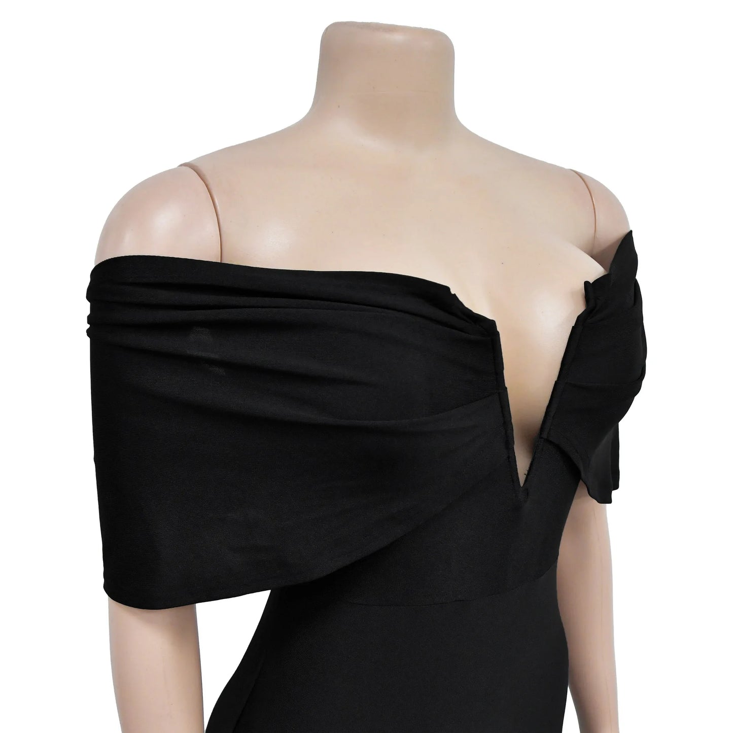 Off Shoulder Bodycon Maxi Dress