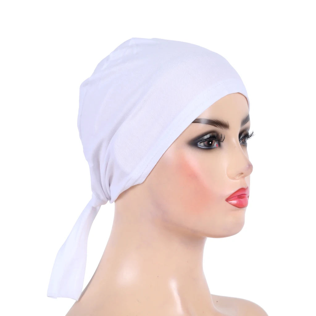 Tie Back Hijab Cap