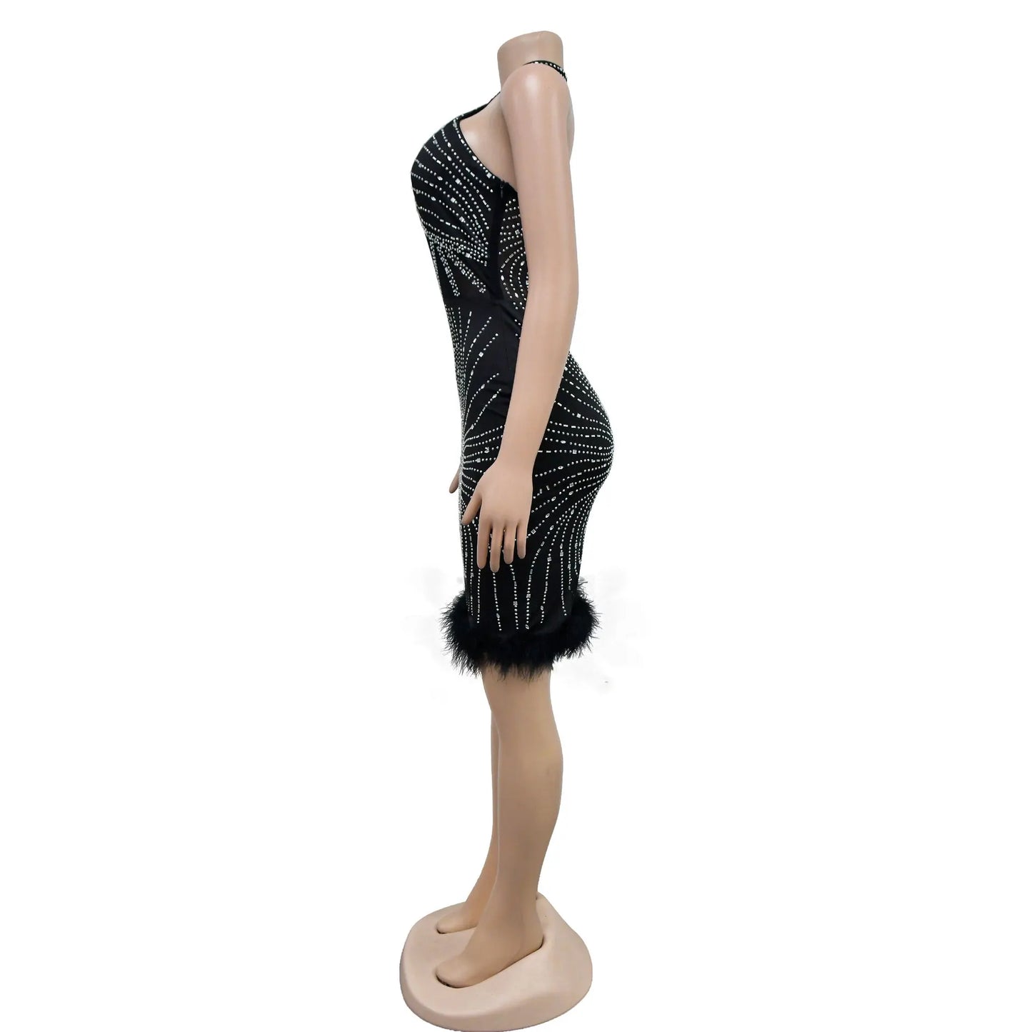 Diamond Rhinestone Wedding Dress