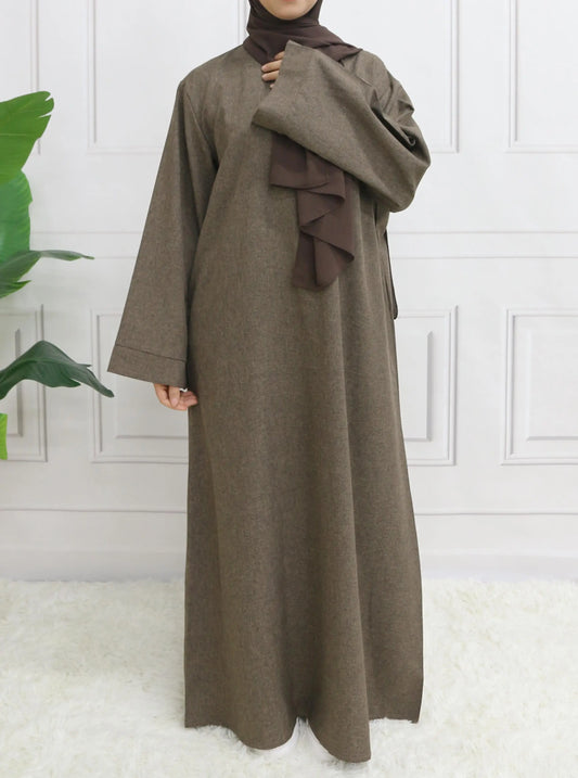 Belted Abaya Dress