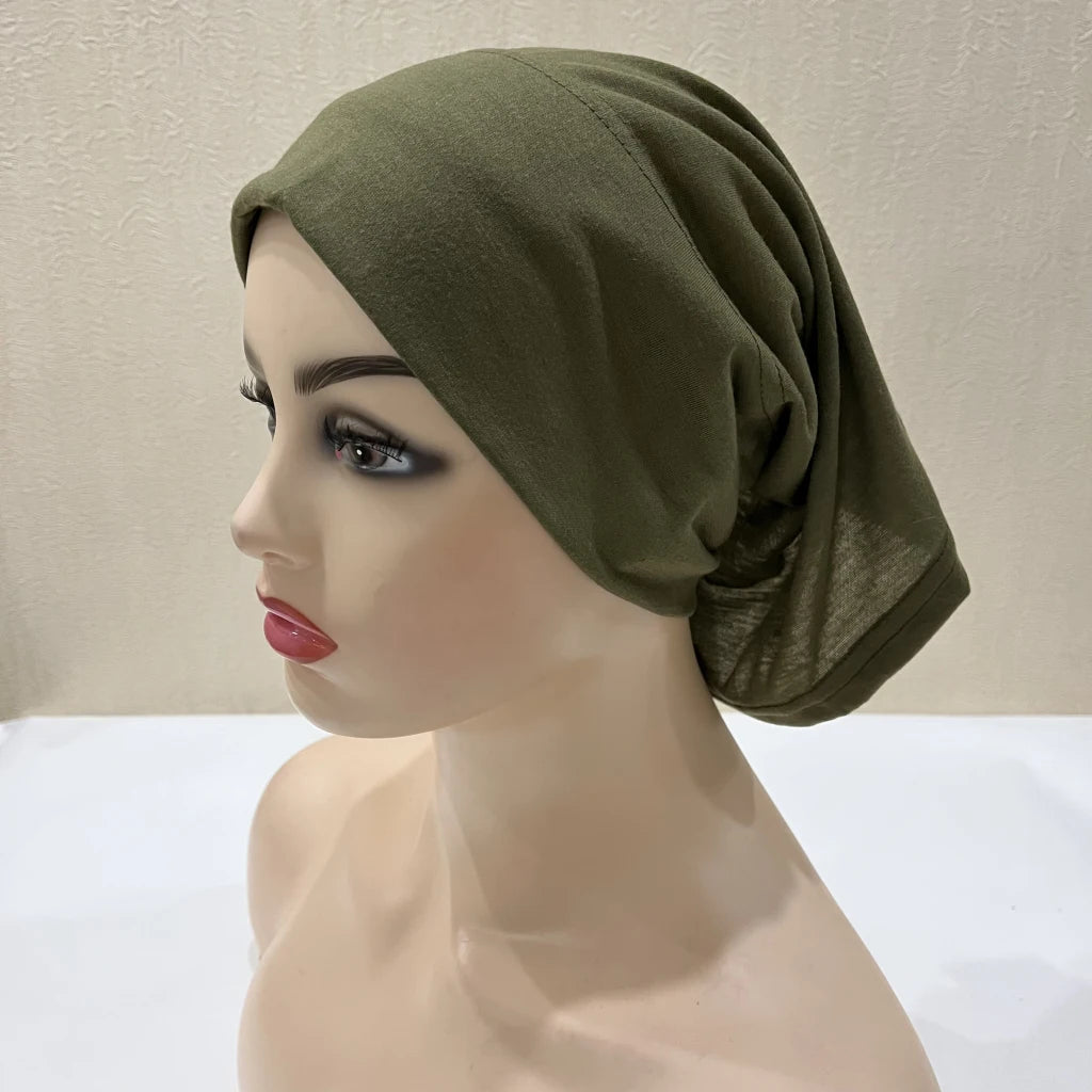 Plain Tube Hijab Cap