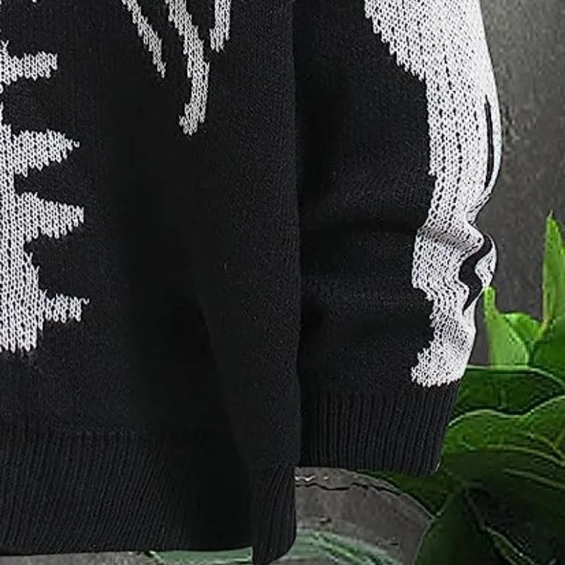 Halloween Jacquard Cardigan