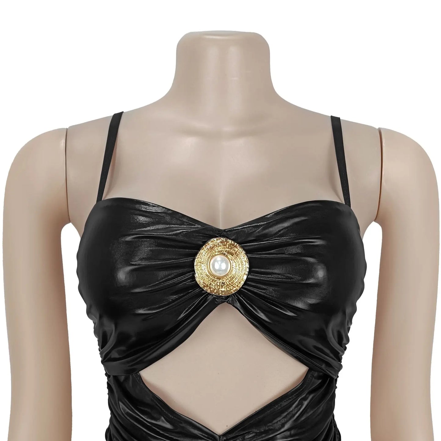 Spaghetti Strap Sequin Dress