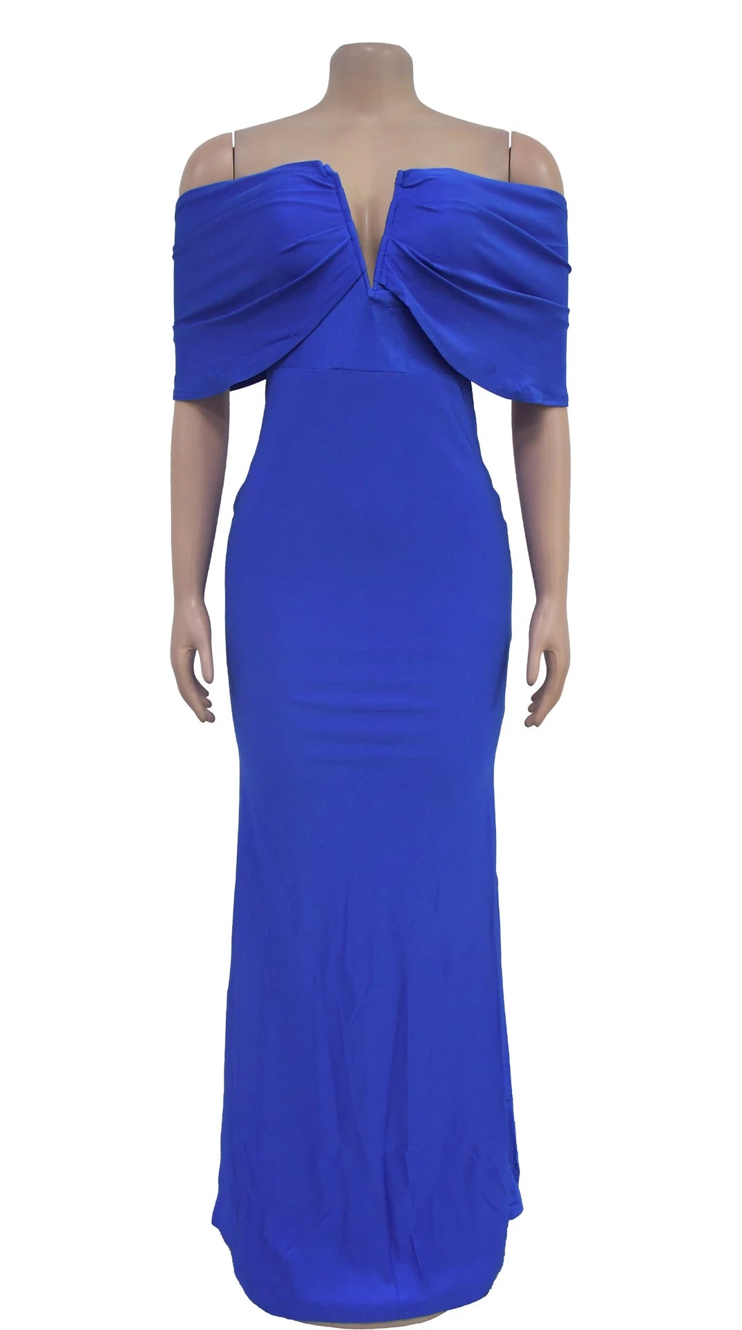 Off Shoulder Bodycon Maxi Dress