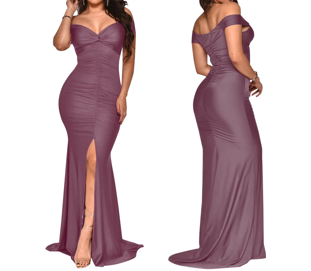 Backless Bodycon Evening Dress